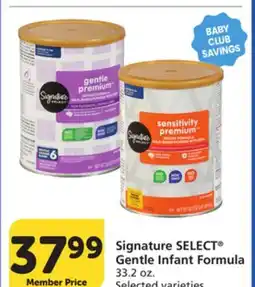 Albertsons Signature SELECT Gentle Infant Formula offer
