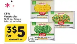 Albertsons C&W Vegetables offer