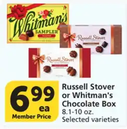 Albertsons Russell Stover or Whitman's Chocolate Box offer