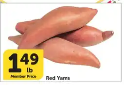 Albertsons Red Yams offer