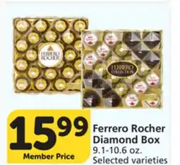 Albertsons Ferrero Rocher Diamond Box offer