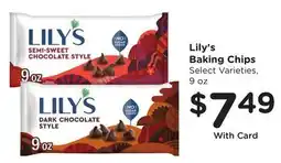 Ralphs Lily's Baking Chips offer
