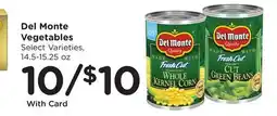 Ralphs Del Monte Vegetables offer