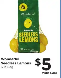 Ralphs Wonderful Seedless Lemons offer