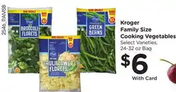 Ralphs Kroger Family Size Cooking Vegetables offer
