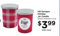 Ralphs HD Designs Holiday Jar Candle offer