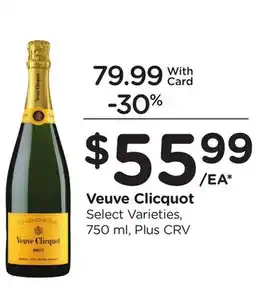 Ralphs Veuve Clicquot offer