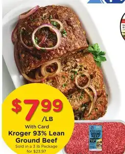 Ralphs Kroger 93% Lean Ground Beef offer