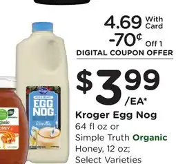 Ralphs Kroger Egg Nog offer