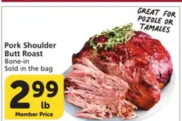 Vons Pork Shoulder Butt Roast offer