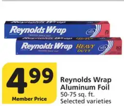 Vons Reynolds Wrap Aluminum Foil offer