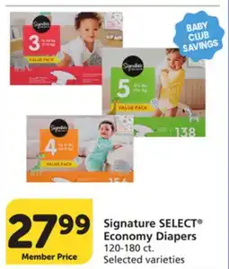 Vons Signature SELECT Economy Diapers offer