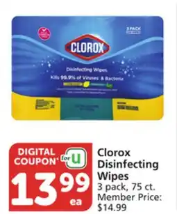 Vons Clorox Disinfecting Wipes offer