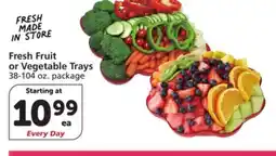 Vons Fresh Fruit or Vegetable Trays offer