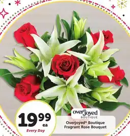 Vons Overjoyed Boutique Fragrant Rose Bouquet offer