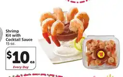 Vons Shrimp Kit with Cocktail Sauce offer