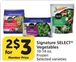 Vons Signature SELECT Vegetables offer