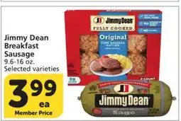 Vons Jimmy Dean Breakfast Sausage offer