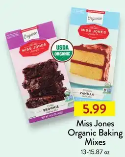 Fresh Thyme Miss Jones Organic Baking Mixes offer