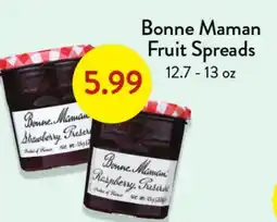 Fresh Thyme Bonne Maman Fruit Spreads offer