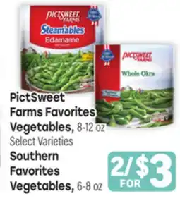 Tony’s Fresh Market PictSweet Farms Favorites Vegetables, 8-12oz Southern Favorites, 6-8oz offer