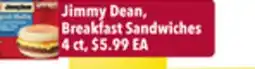 Tony’s Fresh Market Jimmy Dean, Breakfast Sandwiches offer