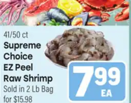 Tony’s Fresh Market Supreme Choice EZ Peel Raw Shrimp offer