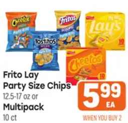 Tony’s Fresh Market Frito Lay Party Size Chips 12.5-17 oz or Multipack 10 ct offer