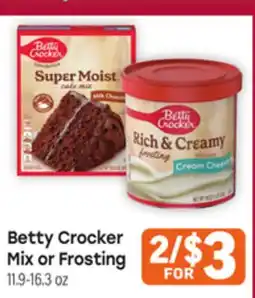 Tony’s Fresh Market Betty Crocker Mix or Frosting offer