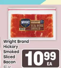 Tony’s Fresh Market Wright Brand Hickory Smoked Sliced Bacon offer