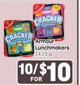Tony’s Fresh Market Armour Lunchmakers offer