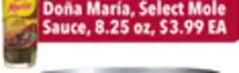 Tony’s Fresh Market Doña María, Select Mole Sauce offer