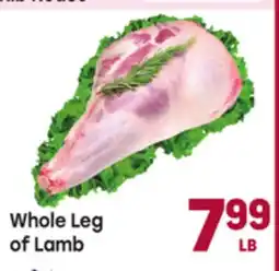 Tony’s Fresh Market Whole Leg of Lamb offer