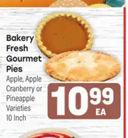 Tony’s Fresh Market Bakery Fresh Gourmet Pies offer