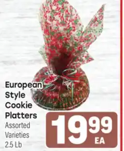 Tony’s Fresh Market European Style Cookie Platters offer
