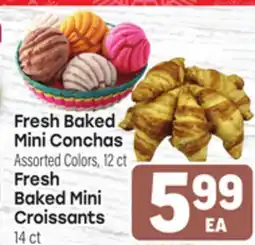 Tony’s Fresh Market Fresh Baked Mini Conchas Assorted Colors, 12 ct Fresh Baked Mini Croissants 14 ct offer