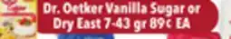 Tony’s Fresh Market Dr. Oetker Vanilla Sugar or Dry East offer