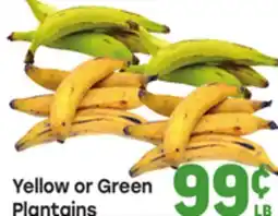 Tony’s Fresh Market Yellow or Green Plantains offer