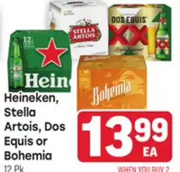 Tony’s Fresh Market Heineken, Stella Artois, Dos Equis or Bohemia offer