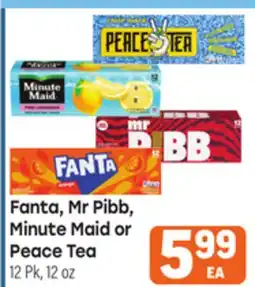 Tony’s Fresh Market Fanta, Mr Pibb, Minute Maid or Peace Tea offer