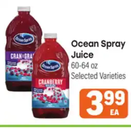 Tony’s Fresh Market Ocean Spray Juice offer