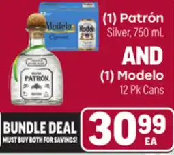 Tony’s Fresh Market (1) Patrón AND (1) Modelo offer