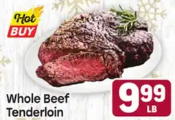 Tony’s Fresh Market Whole Beef Tenderloin offer