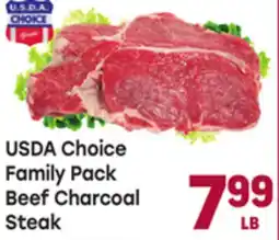 Tony’s Fresh Market USDA Choice Family Pack Beef Charcoal Steak offer