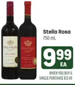 Tony’s Fresh Market Stella Rosa offer
