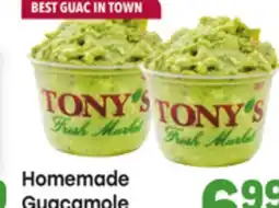 Tony’s Fresh Market Homemade Guacamole offer