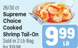 Tony’s Fresh Market Supreme Choice Cooked Shrimp Tail - On offer