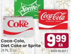 Tony’s Fresh Market Coca-Cola, Diet Coke or Sprite offer