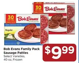 Food 4 Less Bob Evans Family Pack Sausage Patties offer