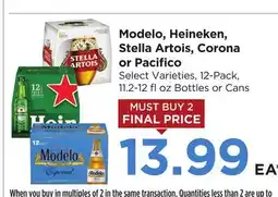 Food 4 Less Modelo, Heineken, Stella Artois, Corona or Pacifico offer